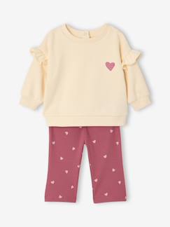 -Ensemble sweat et legging évasé bébé fille