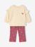 Ensemble sweat et legging évasé bébé fille framboise - vertbaudet enfant 