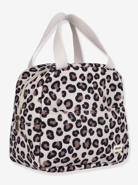 Isotherm lunchtas BEABA beige, bedrukt+gemêleerd grijs - vertbaudet enfant 