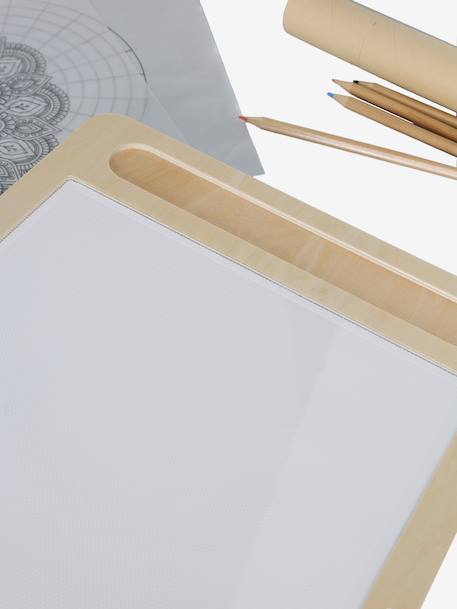FSC® houten lichtbak om te tekenen hout - vertbaudet enfant 