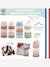 Boîte doseuse de lait 4 compartiments bleu grisé+gris+Mineral grey/pink+terracotta+transparent+vert+vieux rose - vertbaudet enfant 