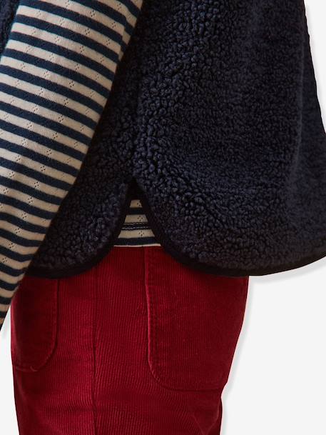 Veste sherpa marine - vertbaudet enfant 