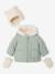 Doudoune bébé fille avec bonnet et moufles vert sauge - vertbaudet enfant 