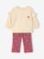 Ensemble sweat et legging évasé bébé fille framboise - vertbaudet enfant 