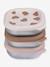 Lot 3 boîtes repas inox multi-usage bleu+rose - vertbaudet enfant 