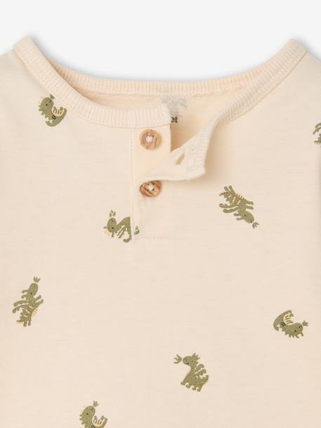 T-shirt manches longues bébé vanille - vertbaudet enfant 