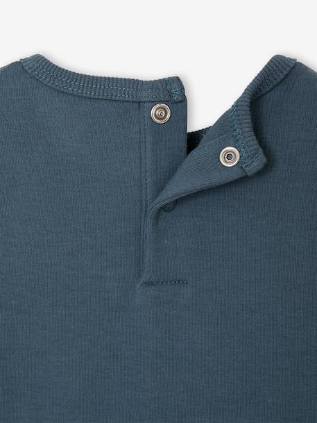 T-shirt manches longues bébé bleu canard - vertbaudet enfant 