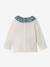 T-shirt met Liberty-kraag CYR rozen - vertbaudet enfant 