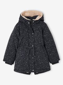 -Romantische parka met capuchon voor meisjes