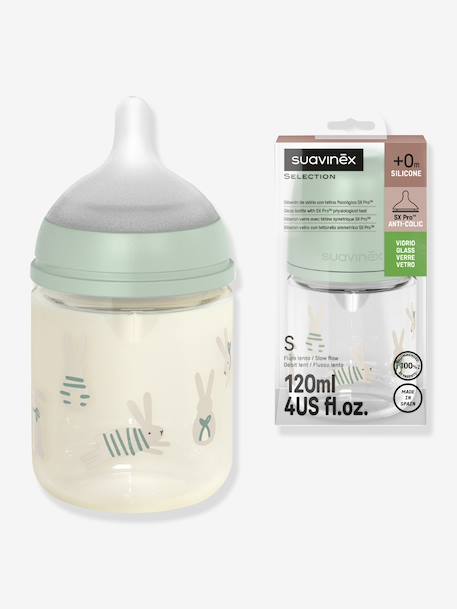 Biberon 120 ml Wonderland rose+vert - vertbaudet enfant 