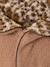 Manteau fille à capuche camel+marine - vertbaudet enfant 