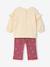 Babyset sweater en legging meisje framboos - vertbaudet enfant 
