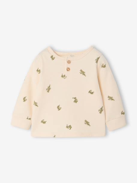 T-shirt manches longues bébé vanille - vertbaudet enfant 