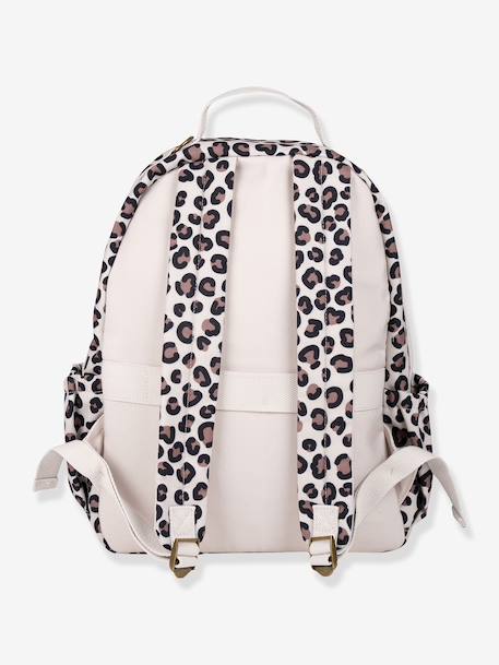 Sac à dos à langer Tokyo beige imprimé+bleu jean+kaki+marron imprimé+ocre - vertbaudet enfant 