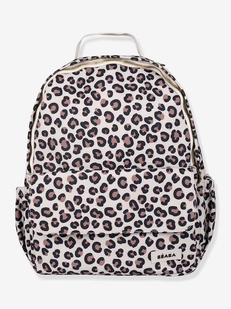 Luiertas rugzak Tokyo beige, bedrukt+bruin, bedrukt+jeansblauw+kaki+okergeel - vertbaudet enfant 