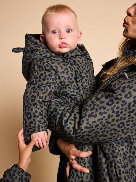 Combipilote bébé réversible kaki - vertbaudet enfant 