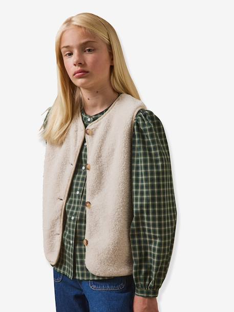 Veste sans manches écru - vertbaudet enfant 