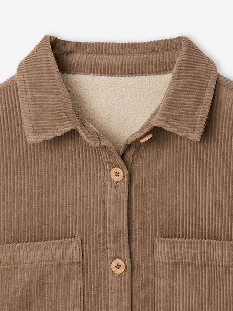 Chemise manches longues garçon taupe - vertbaudet enfant 