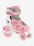 GLOBBER leren quadskates blauw+rozen - vertbaudet enfant 