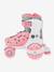 Rollers Quad learning bleu+rose - vertbaudet enfant 