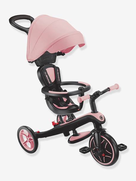Tricycle évolutif Explorer V3 4 en 2 beige+bleu+rose+vert - vertbaudet enfant 
