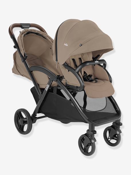 Poussette double Evalite Duo gris+noir+sable - vertbaudet enfant 