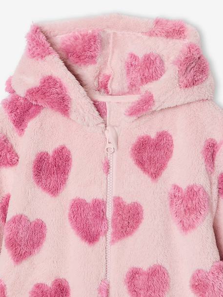 Meisjespyjama onesie snoepjesroze - vertbaudet enfant 