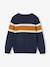 Pull garçon col rond marine - vertbaudet enfant 