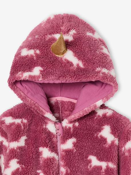 Meisjespyjama met unicornprint zachtpaars - vertbaudet enfant 