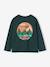 T-shirt manches longues garçon bleu océan+ocre+vert sapin - vertbaudet enfant 