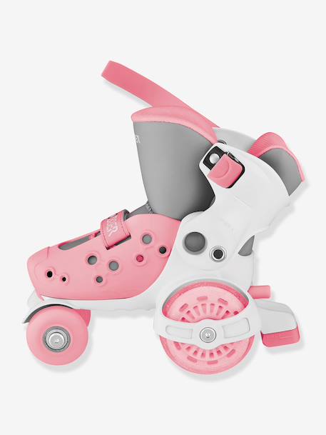 Rollers Quad learning bleu+rose - vertbaudet enfant 