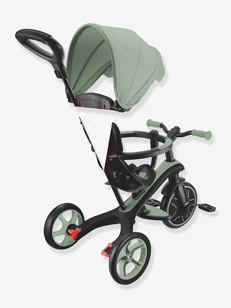 Tricycle évolutif Explorer V3 4 en 2 beige+bleu+rose+vert - vertbaudet enfant 