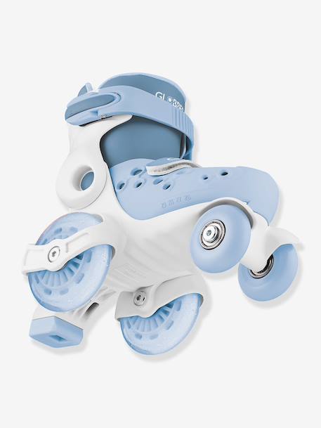 Rollers Quad learning bleu+rose - vertbaudet enfant 