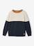 Jongenssweater met ronde hals marineblauw - vertbaudet enfant 