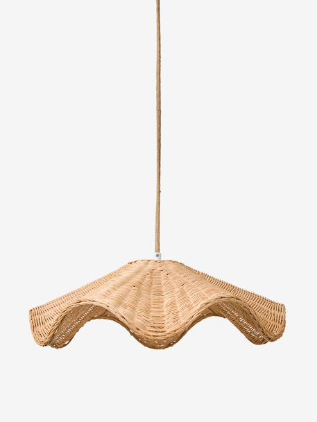 Rotan lampenkap met golfrand mokka - vertbaudet enfant 