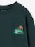 T-shirt manches longues garçon bleu océan+ocre+vert sapin - vertbaudet enfant 