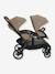 Poussette double Evalite Duo gris+noir+sable - vertbaudet enfant 