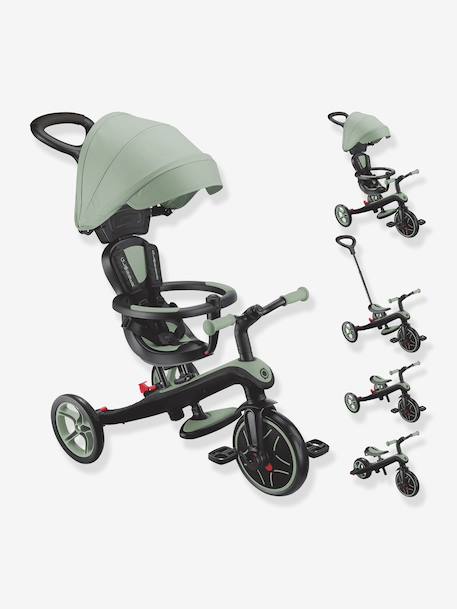 Tricycle évolutif Explorer V3 4 en 2 beige+bleu+rose+vert - vertbaudet enfant 