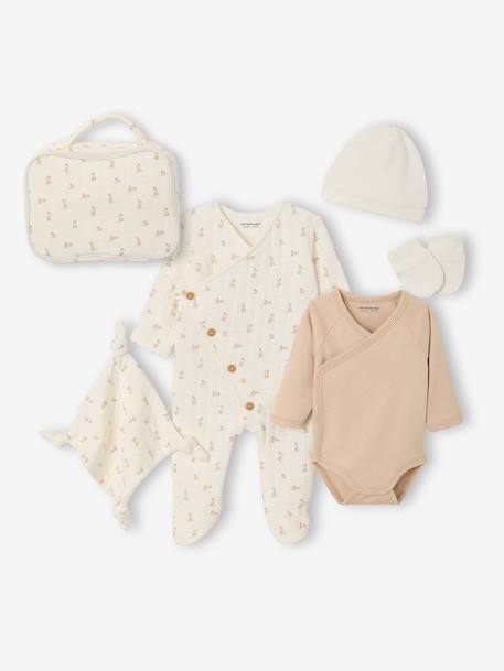 6-delige geboorteset ecru - vertbaudet enfant 