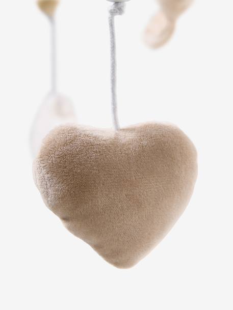 Mobile musical en bois et rotin beige - vertbaudet enfant 