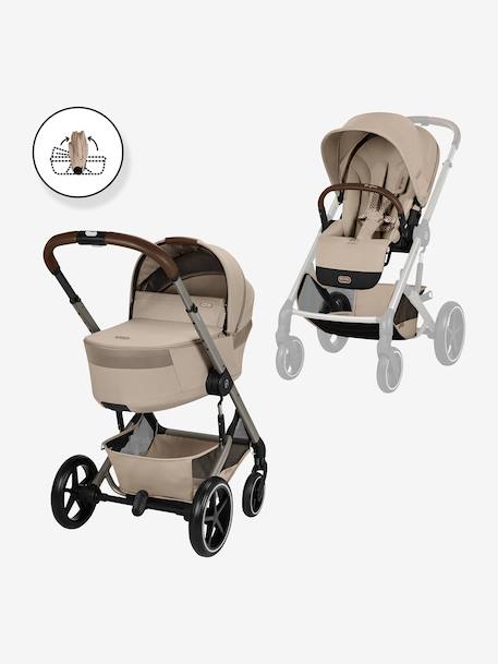 Duo Balios S Lux nacelle pliable beige+noir - vertbaudet enfant 