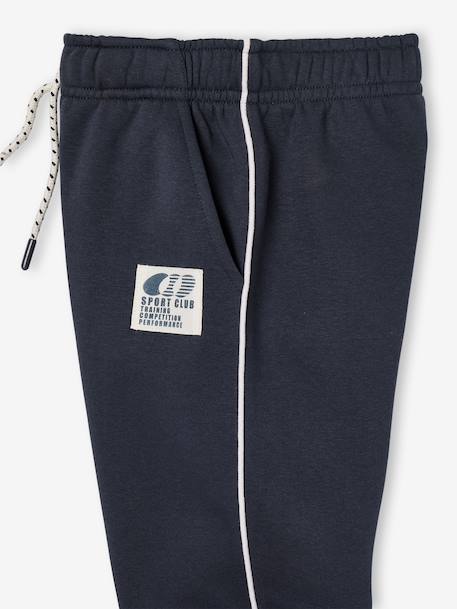 Pantalon de jogging garçon bordeaux+gris ardoise - vertbaudet enfant 