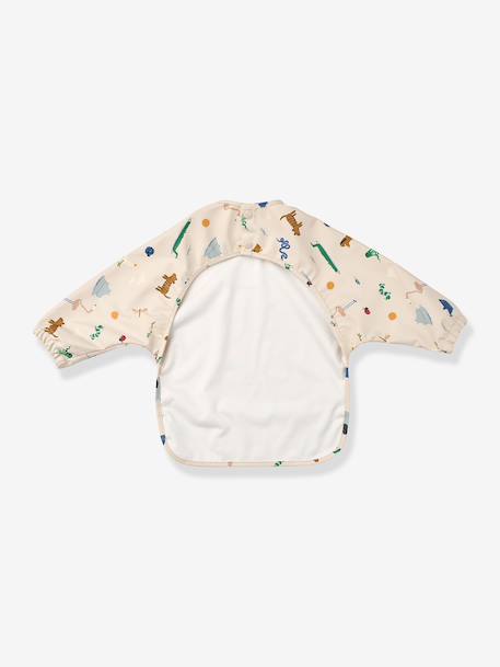 Bavoir à manches Merle - blanc+blush+écru+jaune+jaune imprimé+rose+rose pâle - vertbaudet enfant 