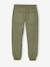 Pantalon style jogger doublé polaire garçon facile à enfiler encre+NOISETTE+vert sauge - vertbaudet enfant 