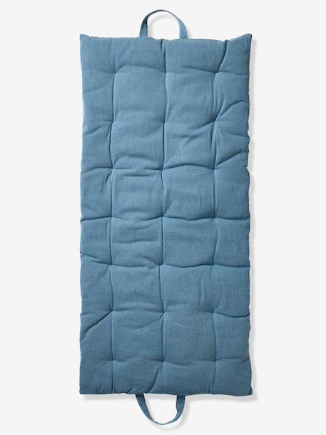 Katoenen vloermatras jeansblauw - vertbaudet enfant 