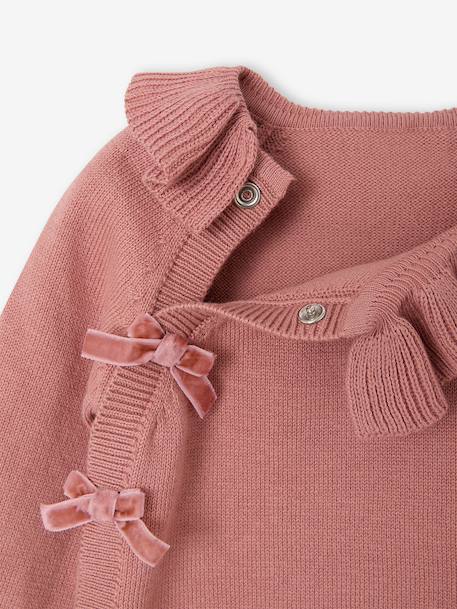 Gebreide babyset meisje rouge - vertbaudet enfant 