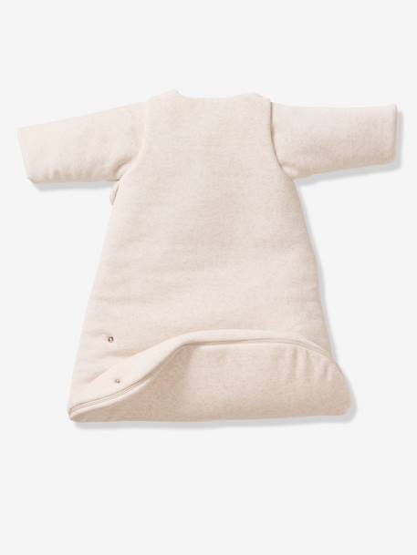 Gigoteuse velours manches amovibles` beige chiné - vertbaudet enfant 
