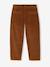 Wijde ribfluwelen broek jongen cappuccino+korstmos - vertbaudet enfant 