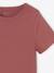 Lot de 2 T-shirts courts fille encre+vieux rose - vertbaudet enfant 