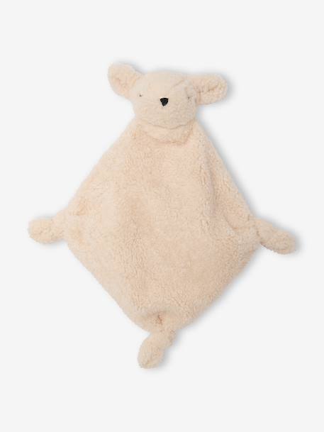 Set gebreide boxpak en knuffeldoek beige chiné - vertbaudet enfant 
